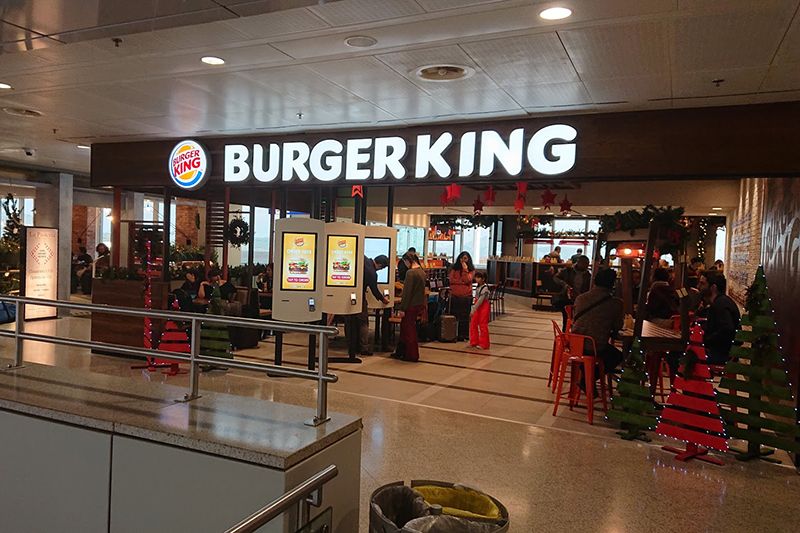 Burger King branch at the  International Airport 