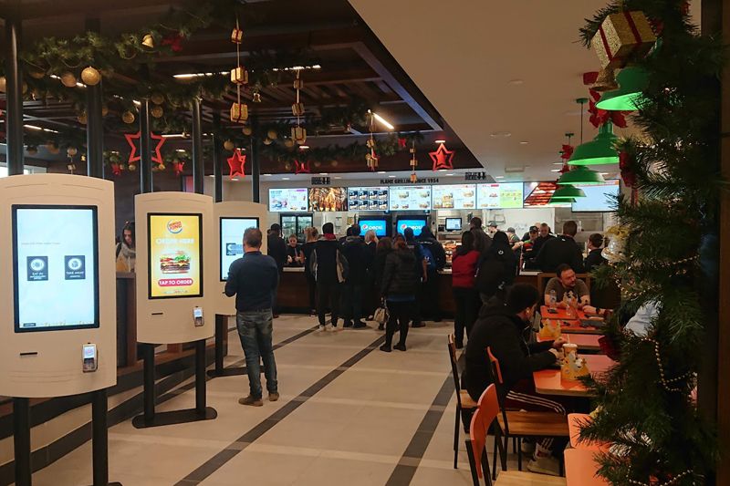 Burger King branch at the  International Airport 